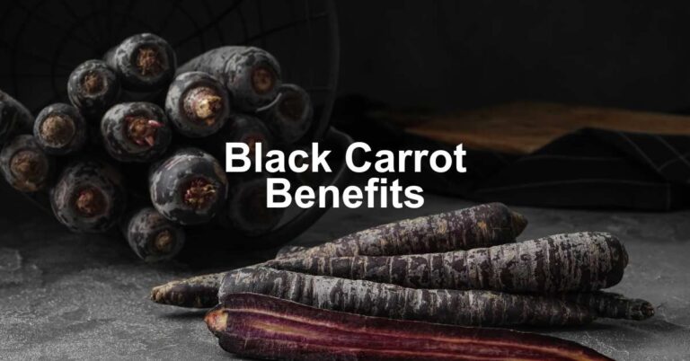 black carrot benefits