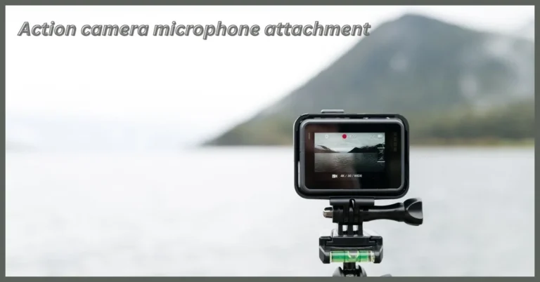 action camera microphone attachment